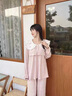 夢(mèng)米諾睡衣女春秋款長(zhǎng)袖長(zhǎng)褲家居服套裝甜美少女娃娃領(lǐng)套頭可外穿 JD60804【粉紅色】 L /身高162-167 體重105-125 曬單實(shí)拍圖