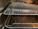 304不銹鋼燒烤網(wǎng)長(cháng)方形 烘焙工具 瀝油網(wǎng)架 蛋糕晾網(wǎng) 面包冷卻架 長(cháng)40-- 寬 30cm(帶腳） 曬單實(shí)拍圖