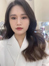 She's茜子項鏈無邊萬象琉璃小花朵耳環(huán)戒指三件組合套裝七夕節(jié)禮物 透明色H0 曬單實拍圖