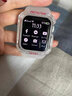 PENC IWATCH適用蘋果手表apple watch s9/8/7新款一體表帶運(yùn)動iwatch6/5/4非原裝se2男女裝甲創(chuàng)意表殼專用配件 電子風(fēng)-透白【一體表帶】 42/44/45mm表盤通用 曬單實拍圖