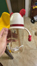千禧寶貝ppsu嬰兒奶瓶寬口徑防脹氣防嗆大寶寶吸管奶瓶學(xué)飲杯喝水杯吸管杯 奇遇紅【自帶吸嘴】/ 240ml 6月+ 曬單實(shí)拍圖