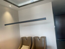 簡頓北歐吧臺餐桌吊燈極簡辦公室led黑色餐廳長條燈具 黑色-120cm適用10-15㎡-三色變光 曬單實(shí)拍圖