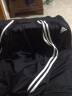阿迪达斯（Adidas）外套男户外休闲时尚舒适防风夹克跑步透气运动服 TR30J1-BW黑白夹克 XL 实拍图