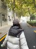 駱駝（CAMEL）駱駝火山女裝面包服男冬季連帽加厚保暖白鴨絨短款羽絨服外套 曬單實(shí)拍圖