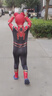 迪士尼（Disney）童裝1蜘蛛俠緊身衣兒童套裝連體衣cos服裝男全包戰衣奧特曼鋼鐵俠 鋼鐵蜘蛛俠+頭套 140cm 140碼 曬單實(shí)拍圖
