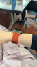 華為（HUAWEI）手表表帶原裝真皮運動(dòng)橡膠適用華為榮耀watch4 GT3 GT2Pro GT保時(shí)捷系列男女通用 華為原裝表帶【氟橡膠-赤霞橙】（22mm口徑） 曬單實(shí)拍圖
