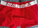 NAUTICA UNDERWEAR商務(wù)男士?jì)妊?條裝親膚無(wú)感透氣短褲四角品牌內衣男平角褲衩正品 深海藍+黑色+紅色 3條 XL 曬單實(shí)拍圖