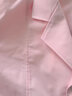 AETEL 夏季長短袖醫(yī)生工作服西領大褂護士服牙醫(yī)實驗服美容院服裝可現做logo YGC粉西領 長袖粉色 XL 曬單實拍圖