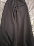 S.DEER圣迪奧2021冬季女裝運動(dòng)休閑壓褶羅紋拼接哈倫褲長(cháng)褲S21480806 深灰/97 S 160 曬單實(shí)拍圖