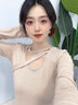 禾匠輕奢999足銀心中有你耳環(huán)女士長款耳墜情人節(jié)生日禮物送女友老婆 心中有你白鋯耳釘【鑒定證書】 曬單實拍圖