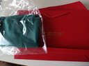 上海故事100%山羊絨女士圍巾禮盒純色秋冬季保暖情侶同款送禮物年會(huì ) 墨綠 曬單實(shí)拍圖