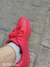 特步男鞋 板鞋休閑鞋男2025冬季新款皮面高幫休閑學(xué)生滑板鞋子 紅 41 曬單實(shí)拍圖