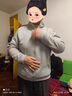 皮爾卡丹開衫衛(wèi)衣外套女春秋2024新款春季中年母親薄款休閑女士上衣 灰色 M(建議80-95斤) 曬單實拍圖