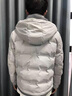 啄木鳥男士羽絨服冬季新款加厚保暖防寒羽絨衣休閑白鴨絨連帽外套男 23929白灰色 XL 推薦【110-130斤】 曬單實(shí)拍圖