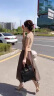 佰蓝娇两件套套装裙子2024春夏季女装新款高档气质针织连衣裙夏天半身裙 驼色+咖啡裙 XL（建议115-125斤） 晒单实拍图