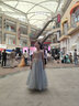小咔衣濃女童晚禮服生日公主裙高端花童婚禮蓬蓬紗兒童小主持人鋼琴演出服 高貴藍長(cháng)款 160 曬單實(shí)拍圖