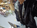 ER【張澤禹同款】兩面穿仿羊羔毛絨男士外套男女同款連帽保暖厚棉衣 黑色 XXL碼-190/100kg 曬單實拍圖
