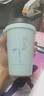 artiart咖啡杯便攜學(xué)生款防燙防漏ins隨行杯帶蓋杯子卡通圖案款不倒杯 淺藍(lán)色-火焰鳥340ml 曬單實(shí)拍圖