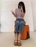 天丂法式復(fù)古瑪麗珍單鞋女新款夏百搭平底配裙子軟底舒適豆豆鞋褶皺 棕色軟底豆豆鞋 36（腳胖拍大一碼） 曬單實拍圖