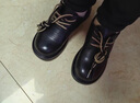 意爾康女鞋2025秋季新款真皮粗跟通勤女單鞋百搭樂(lè )福小皮鞋 黑色 36 曬單實(shí)拍圖