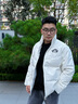 匹克馭雪短款羽絨服男新款三防科技加厚保暖立領(lǐng)運動外套連帽面包服 本白-立領(lǐng)純色款 XL 曬單實拍圖