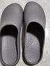ANNO安諾 手術(shù)鞋手術(shù)室拖鞋防滑輕便工作鞋護(hù)士女護(hù)理防護(hù)鞋實(shí)驗(yàn)拖鞋 灰色 43-44 曬單實(shí)拍圖