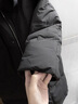 BOYXCO中長款羽絨服男女冬季新款學生過膝情侶連帽加厚保暖寬松港風外套 黑色 L 建議120-145斤 曬單實拍圖