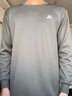 三零一五際華新式長(cháng)袖圓領(lǐng)衫加絨體能服男訓練服帶反光條t恤上衣男 灰綠色長(cháng)袖圓領(lǐng)衫 180-185/92-96 曬單實(shí)拍圖