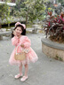 G.duck童裝兒童公主裙春秋季女童連衣裙秋冬夏季星黛露裙子中小童洛麗塔 8802單件粉色裙子【春秋款】 110 尺碼4~5歲【100-110cm】cm 曬單實(shí)拍圖