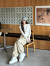 NINE WEST/玖熙厚底增高小白鞋女餅干底休閑鞋 NR510804CK白色37 曬單實(shí)拍圖