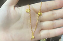 菜百首飾 黃金腳鏈 足金吉祥如意元寶腳鏈 計價(jià) HJ 足金 約5.13g 約20cm 曬單實(shí)拍圖