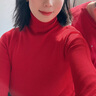 皮爾卡丹洋氣緊身羊織毛衫高領(lǐng)毛衣女內(nèi)搭修身秋冬堆堆領(lǐng)打底衫 紅色 M 曬單實拍圖