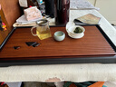 祥福中式家用辦公室小型托盤武夷楠竹直排式茶托簡約茶臺新款茶具茶盤 梵靜中號66*36*4cm 曬單實拍圖