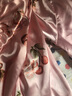 維多利亞的格調(diào)（VEDORYGEDIAO）睡衣女夏季薄款短袖仿真絲絲套裝甜美性感冰絲春秋款長褲可外出家 SC-短長藕荷晚櫻 XL (121-135斤) 曬單實拍圖