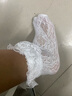 咪小主 絲襪女白色蕾絲襪子女jk中筒襪春夏季小腿襪花邊日系lolita2雙裝 【鏤空愛(ài)心】+【鏤空花邊】白色 【一襪兩穿】可短筒/中筒 曬單實(shí)拍圖