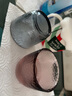 紫丁香（Lilac）水杯茶杯子喝茶杯早餐杯牛奶杯冷水壺果汁杯家用巴洛克風(fēng)玻璃杯 （煙灰酒紅）4個(gè)裝220ml 曬單實(shí)拍圖