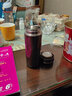 希諾保溫杯帶濾網(wǎng)便攜304不銹鋼茶杯24小時(shí)長(cháng)效保溫男士商務(wù)車(chē)載水杯 紫銀色-長(cháng)效保溫-XN3010- 360ml 曬單實(shí)拍圖