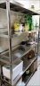 稳纳 厨房置物架落地 加厚不锈钢收纳架微波炉架子烤箱储物货架 B3612 实拍图