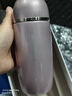 萬(wàn)象（WANXIANG） 保溫杯女隨手車(chē)載保溫水杯小巧便攜大容量情侶杯糖豆系列泡茶杯 300mlF56L-貝殼粉- 曬單實(shí)拍圖