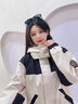 莫代爾工裝外套女2025春秋冬季新款夾棉加厚沖鋒上衣初高中學生寬松夾克 杏色-夾棉 加厚 M 95-115斤 曬單實拍圖