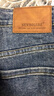 新百倫高端牛仔褲男修身彈力直筒休閑百搭潮牌春秋新款韓版九分褲子男 復古藍【九分】 31 【建議135-145斤】 曬單實(shí)拍圖