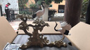 景庫   銅擺件《松鶴延年》家居飾品桌面客廳裝飾品送長(zhǎng)輩擺件 《松鶴延年》 曬單實(shí)拍圖
