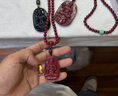 鉑帝亞湘西朱砂八大生肖本命佛吊墜108顆佛珠護(hù)身符紫金砂男項(xiàng)鏈掛件女 大日如來屬羊 猴 曬單實(shí)拍圖