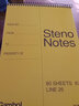 國譽(yù)（KOKUYO） 日本Gambol渡邊S6090上翻筆記本螺旋速記本線(xiàn)圈本子8mm隨身記事本 A5 S6090(1本裝) 80頁(yè) 曬單實(shí)拍圖