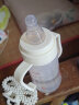爱得利PP塑料奶瓶标准小口径婴儿防摔奶瓶宝宝带手柄吸管自动奶瓶A68 180ml【+备用奶嘴一粒 实拍图