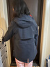 諾帝卡（NAUTICA）【商場(chǎng)同款】女裝春夏款防輕濺水可拆帽薄外套夾克女33JO02 藏青4NV S 曬單實(shí)拍圖