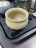 龍泉茶具青瓷風(fēng)水缸主人杯單杯龍泉手工陶瓷豬油凍品茗功夫茶杯茶碗家用 黃色 曬單實(shí)拍圖
