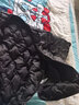 雅鹿兒童冬季校服羽絨內膽男童女童大童寶寶初中學(xué)生輕薄羽絨服親子裝 黑色 170 曬單實(shí)拍圖