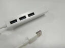 曼卓 Type-C轉(zhuǎn)接器適用蘋果Mac華為筆記本電腦網(wǎng)卡USB-C轉(zhuǎn)3.0HUB拓展有線千兆網(wǎng)線接口 USB千兆網(wǎng)口集線器+USB3.0 HUB 曬單實拍圖