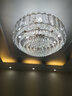 倫西亞（LUNXIYA）輕奢水晶燈客廳大燈吸頂燈臥室餐廳燈2025款全屋套餐中山燈具大全 單層直徑50cm+全光譜三色LED 曬單實拍圖